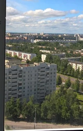 Чистое окно после наружной мойки
